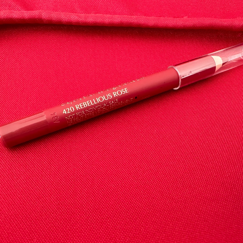 New Estée Lauder Double Wear 24H Lip Liner; 420 Rebellious Rose Color, .028 OZ